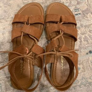 Leather sandals